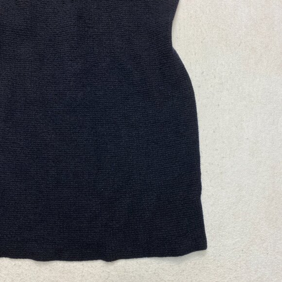 St. John Knit Dress Women's 16 Black Tweed Wool Blend Mini Classic - Picture 4 of 12